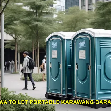 jasa sewa toilet portable karawang barat murah